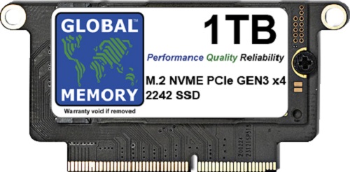 1TB M.2 PCIe Gen3 x4 NVMe SSD FOR MACBOOK PRO RETINA NON TOUCH BAR A1708 (LATE 2016 - MID 2017) - Click Image to Close